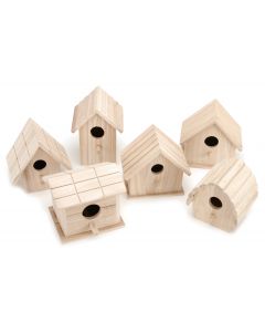 Darice Assorted Wood Birdhouse-