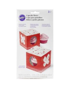 Wilton Clear Treat Boxes 3/Pkg-Spread Love & Sprinkle Kindness