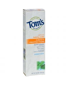 Tom's of Maine Cavity Protection Toothpaste Peppermint - 5.5 oz - Case of 6