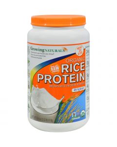 Growing Naturals Rice Protein Powder - Original Flavor - 32.4 oz