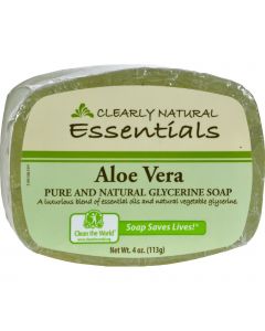 Clearly Natural Glycerine Bar Soap Aloe Vera - 4 oz