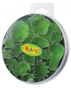 Makin's USA Makin's Clay Cutters 15/Pkg-Flowers & Leaves