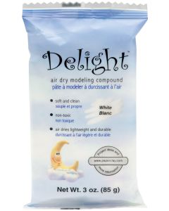 Creative Paperclay Delight Air-Dry Modeling Compound 3oz-White