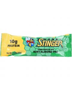 Honey Stinger Bar - Protein - Dark Chocolate Mint Almond - 1.5 oz - case of 15