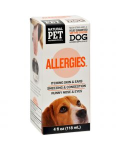King Bio Homeopathic Natural Pet Dog - Allergies - 5 oz