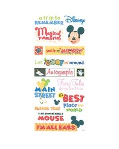 Trends International Disney Mickey Stickers & Borders-Themepark Phrase