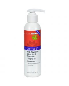 Derma E Vitamin A Glycolic Cleaners - 6 fl oz