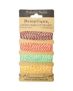 Hemptique Cotton Baker's Twine 2-Ply 120'-Pineapple