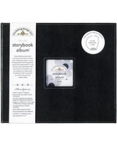Doodlebug Storybook Album 12"X12"-Beetle Black