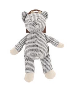 Nandog Pet Gear Nandog My BFF Woven Plush Toy-Gray Bear