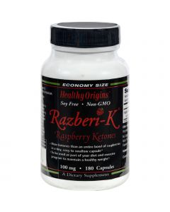 Healthy Origins Raspberry Ketones - 100 mg - 180 Caps