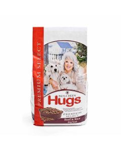 Hugs Pet Products Paula Dean Premium Select Dog Food Beef and Rice 4.5 lbs. 12" x 8.25" x 5"