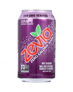 Zevia Soda - Zero Calorie - Grape - Can - 6/12 oz - case of 4