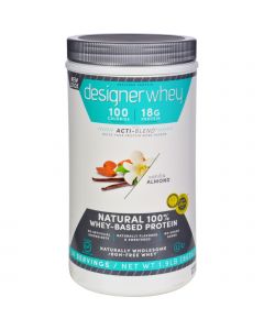Designer Whey Protein Powder Vanilla Almond - 1.9 lbs