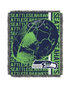 The Northwest Company Seahawks  48x60 Triple Woven Jacquard Throw - Double Play Series