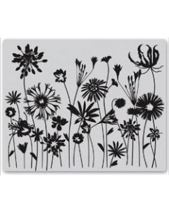 Hero Arts Cling Stamps 4"X4"-Blooming Meadow