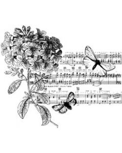 Penny Black Mounted Rubber Stamp 4"X4.5"-Butterfly Suite
