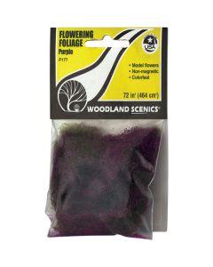 Woodland Scenics Flowering Foliage 72 Square Inches-Purple