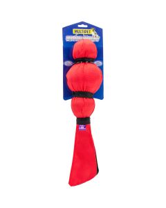 Multipet Rolling Thunder Toy 16.5"-Red