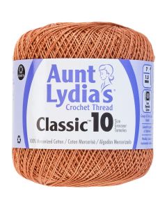 Coats Crochet Aunt Lydia's Classic Crochet Thread Size 10-Copper Mist