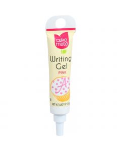 Cake Mate Decorating Gel - Pink - .67 oz - Case of 6