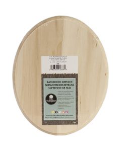 Walnut Hollow Basswood Oval Plaque-8"X10"X.75"
