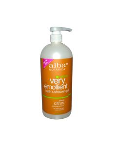 Alba Botanica Very Emollient Bath and Shower Gel Island Citrus - 32 fl oz