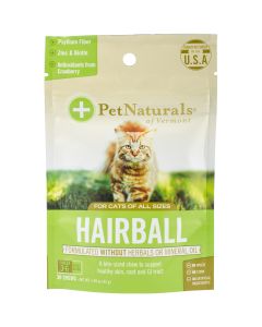 Pet Naturals of Vermont Hairball Chews For Cats 30/Pkg-