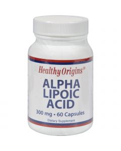 Healthy Origins Alpha Lipoic Acid - 300 mg - 60 Capsules