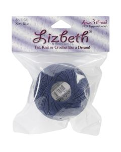Handy Hands Lizbeth Cordonnet Cotton Size 3-Navy Blue