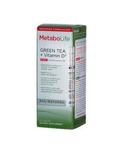 Twinlab MetaboLife Green Tea plus Vitamin D3 - 50 Tablets