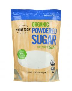 Woodstock Sugar - Organic - Powdered - 16 oz - 1 each (Pack of 3) - Woodstock Sugar - Organic - Powdered - 16 oz - 1 each (Pack of 3)
