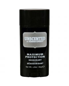 Herban Cowboy Deodorant Unscented - 2.8 oz