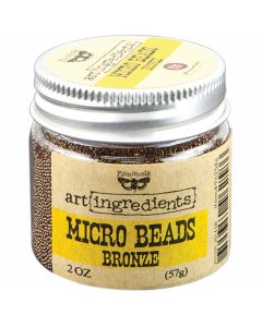 Prima Marketing Finnabair Art Ingredients Micro Beads 2oz-Bronze
