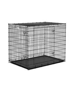 Midwest Solution Series Ginormous Double Door Dog Crate Black 54" x 37" x 45"