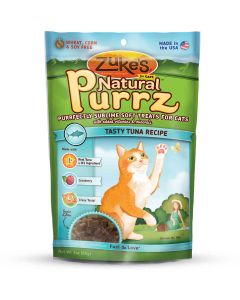 Zuke's Natural Purrz Healthy Moist Treats for Cats Tuna 3 oz