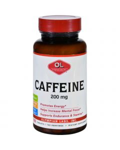 Olympian Labs Caffeine - 200 mg - 100 Tablets