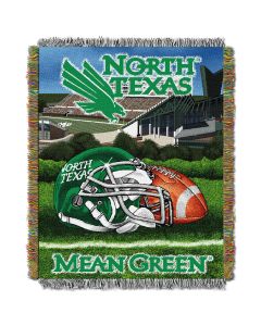 The Northwest Company North Texas  College "Home Field Advantage" 48x60 Tapestry Throw