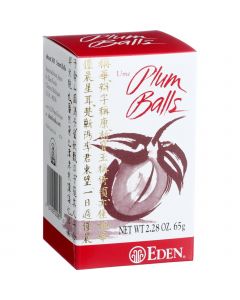 Eden Foods Ume Plum Balls - 2.28 oz (Pack of 3) - Eden Foods Ume Plum Balls - 2.28 oz (Pack of 3)
