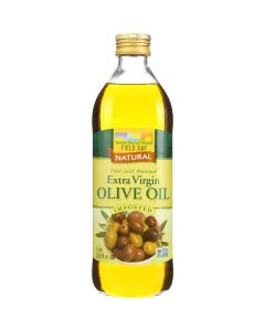 Field Day Olive Oil - Extra Virgin - Imported - Glass Bottle - 1 L - case of 12