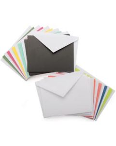 Diecuts With A View DCWV Boxed A2 Cards W/Envelopes (4.375"X5.75")-Bright Solids 40/Pkg - DCWV Boxed A2 Cards W/Envelopes (4.375"X5.75")-Bright Solids 40/Pkg
