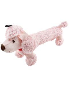 Westminster Pet Products Fetch-A-Pal With Squeaker Plush Poodle Dog Toy-