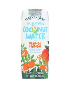Harvest Bay Coconut Water - Orange Mango - 8.45 oz - case of 12