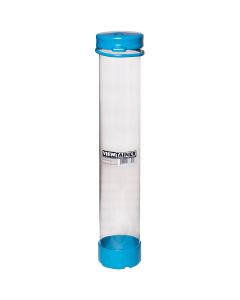 Viewtainer Tethered Cap Storage Container 2.75"X15"-Sky Blue