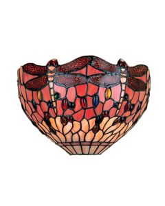 Warehouse of Tiffany Tiffany-style Dragonfly Wall Lamp