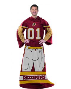 The Northwest Company Redskins  "Uniform" Adult Fleece Comfy Throw
