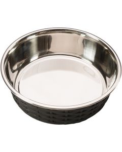 Ethical Pets Soho Basket Weave Dish 15oz-Black