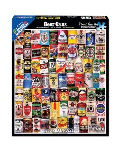 White Mountain Puzzles Jigsaw Puzzle 550 Pieces 18"X24"-Beer Cans