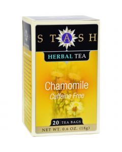 Stash Tea - Herbal - Chamomile - 20 Bags - Case of 6