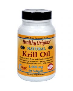 Healthy Origins Krill Oil - 1000 mg - 60 Softgels